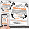 customizable lacrosse fundraiser flyers